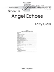 Angel Echoes band score cover